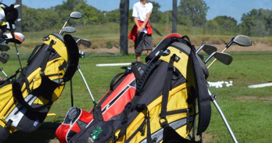 Golf bags banner
