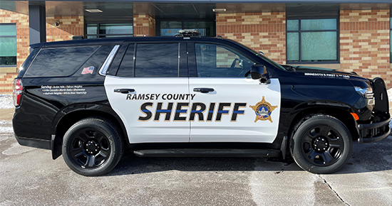 Side of Sheriff's squad car